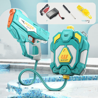 Water Gun Toys Electric Continuous Hair Outdoor Water Gun Toys High Pressure Outdoor Summer Beach Toy Kids Adult Water Fight Pool Party Water Toy