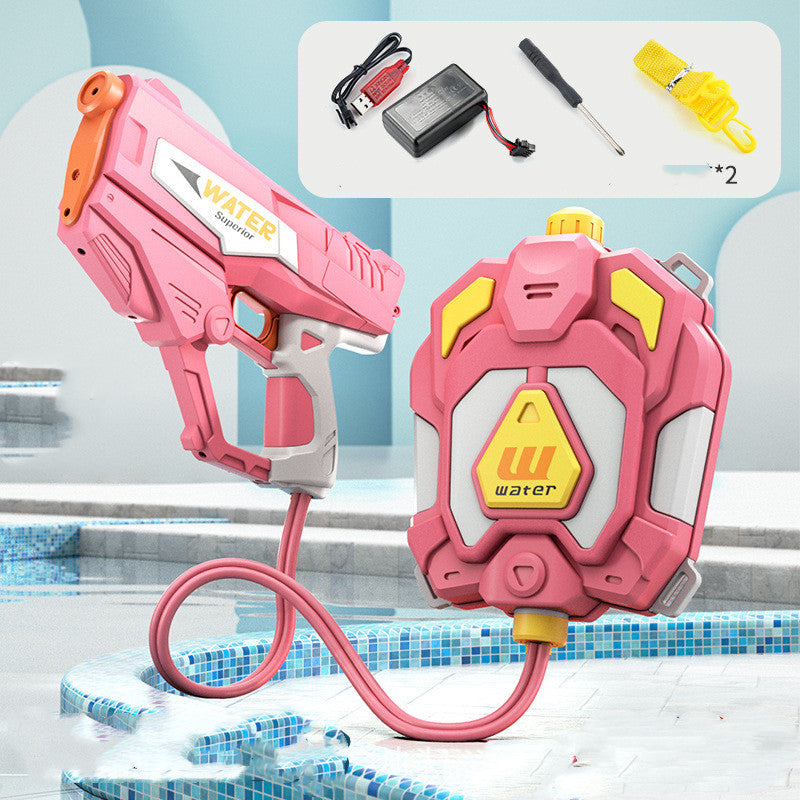 Water Gun Toys Electric Continuous Hair Outdoor Water Gun Toys High Pressure Outdoor Summer Beach Toy Kids Adult Water Fight Pool Party Water Toy
