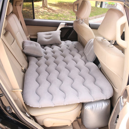 Universal Back Seat Inflatable Car Mattress: Multi-functional Sofa Bed for Outdoor Camping and Travel Comfort