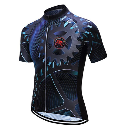 Summer Cycling Jersey Set Breathable Team Racing Sport Bicycle Jersey Mens Cycling Clothing Short MTB Bike Jersey