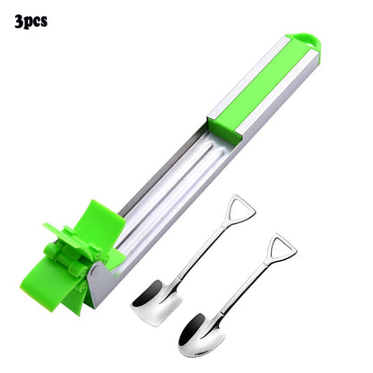 Watermelon Cutter Stainless Steel Windmill Design Cut Watermelon Kitchen Gadgets Salad Fruit Slicer Cutter Tool