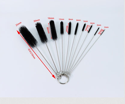 2,5,10Pcs Set Stainless Steel Cleaning Brush For Weed Pipe Clean Glass Hookah Smoking Cachimba Pipas Fumar Feeding Bottle Brush