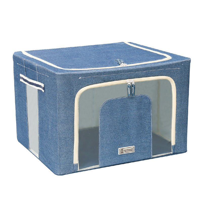 Oxford Cloth Clothes Steel Frame Storage Box